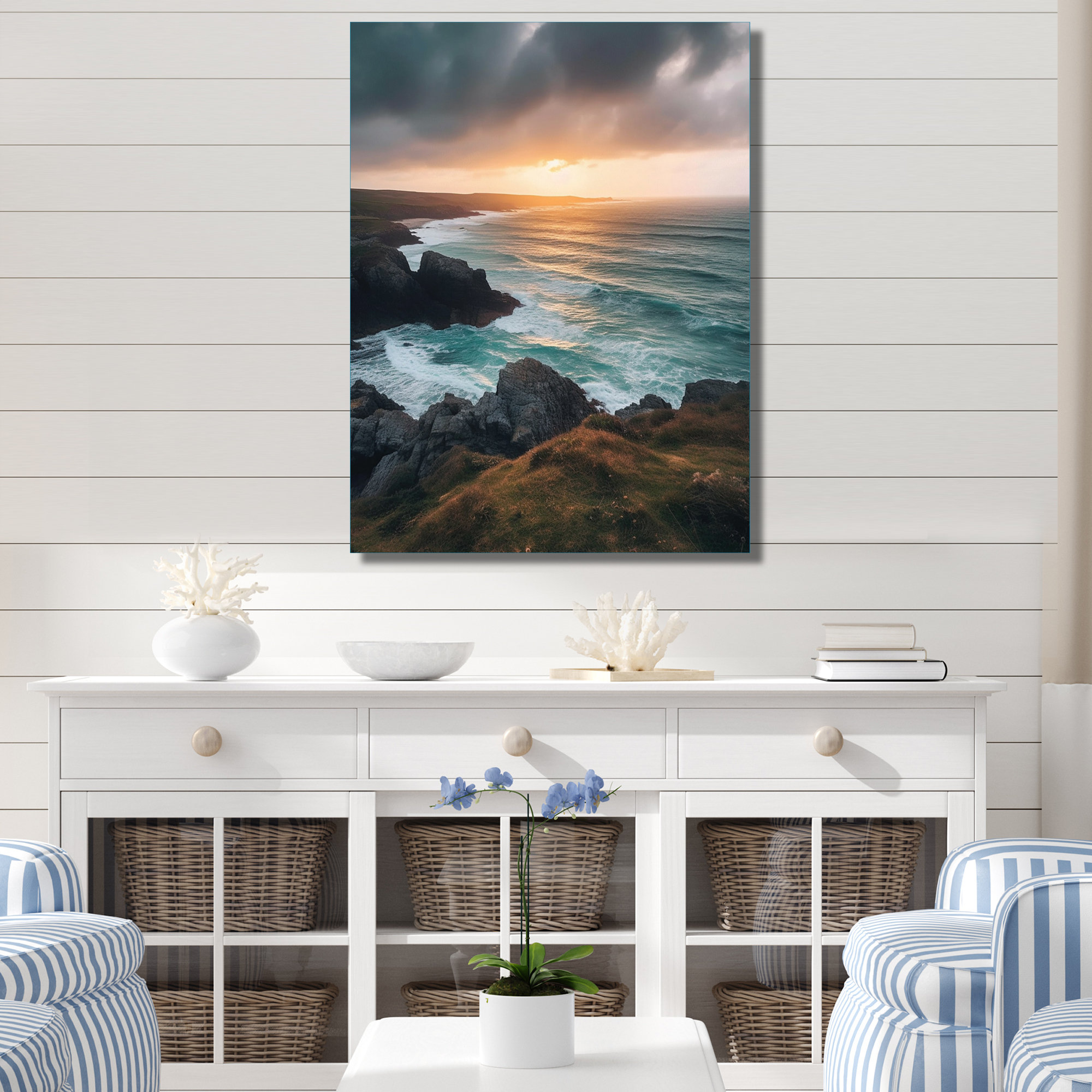 Highland Dunes Seaside Serenity II - Coastal Metal Wall Decor - Wayfair ...